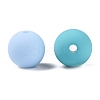 Rubberized Style Imitated Silicone Acrylic Beads MACR-T048-01C-12-2