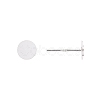 925 Sterling Silver Stud Earring Findings X-STER-T002-201S-4