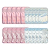 40Pcs 2 Colors PP Resealable Bags OPP-FS0001-09-1