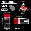 20 Boxes Acrylic Self Adhesive Latches FIND-BC0014-39-2