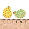 Printed 304 Stainless Steel Pendants SA-CBACE5A-01A-G-3