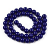 Opaque Solid Color Glass Beads Strands LS-GLAA-T032-P8mm-03-3