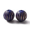 Plating Acrylic Beads KY-WH0046-04F-2