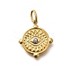 304 Stainless Steel Rhinestone Pendants STAS-M109-08G-2
