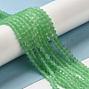 Imitate Austrian Crystal Frosted Glass Beads Strands EGLA-A039-T2mm-MD24-4