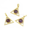 Natural Amethyst Pendants G-H283-05D-1