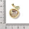 Brass Micro Pave Cubic Zirconia Pendants KK-H267-008A-G-3