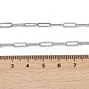 Non-Tarnish Unisex 304 Stainless Steel Paperclip Chain Necklaces NJEW-H215-04P-2