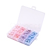 240Pcs 12 Style Opaque Acrylic Beads MACR-FS0001-05-4