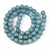 Glass Round Beads Strands GLAA-M044-01M-2