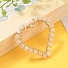 Heart Natural Faceted Rainbow Moonstone Pendants PALLOY-JF00511-03-2