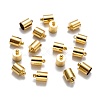 Brass Cord Ends KK-D219-12x8-G-2