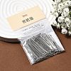 SHEGRACE Brass Flat Head Pins XGR0085P-33P-6