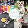 100Pcs Iron Split Key Rings IFIN-FS0001-65B-7