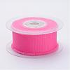 Polyester Frayed Grosgrain Ribbons ORIB-N0002-38mm-09-2