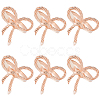 Bowknot Iron Napkin Rings DIY-WH20007-680RG-7