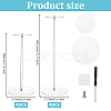 8 Bags 4 Styles Acrylic Storage Hat Racks ODIS-DR0001-08-2