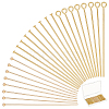 300Pcs 3 Styles Brass Flat Head Pins KK-ME0002-86-1