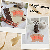 80Pcs Bone Shape Paper Thread Winding Boards SENE-SC0001-09B-5