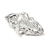 Natural Mixed Stone Butterfly Open Cuff Ring LS-CHAK-PW0001-002-3