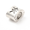 Tibetan Style Alloy European Beads PALLOY-P293-139AS-2