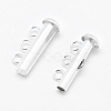 Sterling Silver Slide Lock Clasps STER-K035-02-2