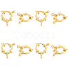 8Pcs 304 Stainless Steel Spring Ring Clasps STAS-UN0057-88-1
