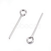 Tarnish Resistant 304 Stainless Steel Eye Pins LS-STAS-O105-01P-0.6x16mm-2