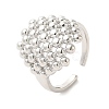 Brass Open Cuff Rings RJEW-P098-15P-1
