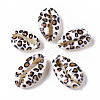 Printed Natural Cowrie Shell Beads SSHEL-R047-01-B02-2