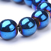 Non-magnetic Synthetic Hematite Beads Strands X-G-S096-8mm-7-2