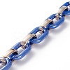 Handmade Opaque Acrylic Cable Chains AJEW-JB00890-01-2