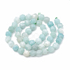 Natural Amazonite Beads Strands G-S332-6mm-009-3