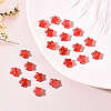 20Pcs Spray Painted Glass Beads GLAA-YW0001-11-5