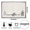 Coffee Theme Diablement Fort Cup Mats AJEW-WH0201-007-2