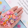 Frosted Acrylic Bead Caps MACR-S371-07A-5