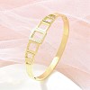 Ion Plating(IP) 304 Stainless Steel Hinged Bangles for Women BJEW-A011-17G-1