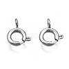 Tarnish Resistant 304 Stainless Steel Spring Ring Clasps STAS-S117-016B-2