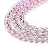 Transparent Gradient Color Glass Beads Strands GLAA-G101-2mm-14-6