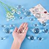 Teardrop Transparent K9 Glass Pendants DJEW-SZ0001-02P-7