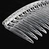 Clear Plastic Hair Comb Findings X-PHAR-R018-2-3