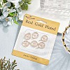 6Pcs Brass Micro Pave Cubic Zirconia Enamel Pendants KK-BBC0020-66-7