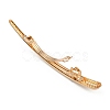 Alloy with Iron Clip Hair Barrettes PHAR-G014-05B-G-3