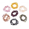 Natural Mixed Gemstone Bead Stretch Bracelets BJEW-K213-M05-1