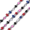 304 Stainless Steel Enamel Twisted Chains STAS-R100-40P-03-1