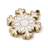 Christmas Theme Ion Plating(IP) 304 Stainless Steel Enamel Charms X1-STAS-Z083-08G-07-2
