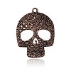 Day of the Dead Ornaments Tibetan Style Alloy Big Pendants TIBEP-M001-13R-NF-1