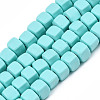Handmade Polymer Clay Beads Strands CLAY-S092-78G-1