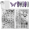 304 Stainless Steel DIY Nail Art Templates MRMJ-WH0117-005-1
