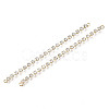 Brass Micro Cubic Zirconia Chain Links Connectors KK-N231-134-NF-1